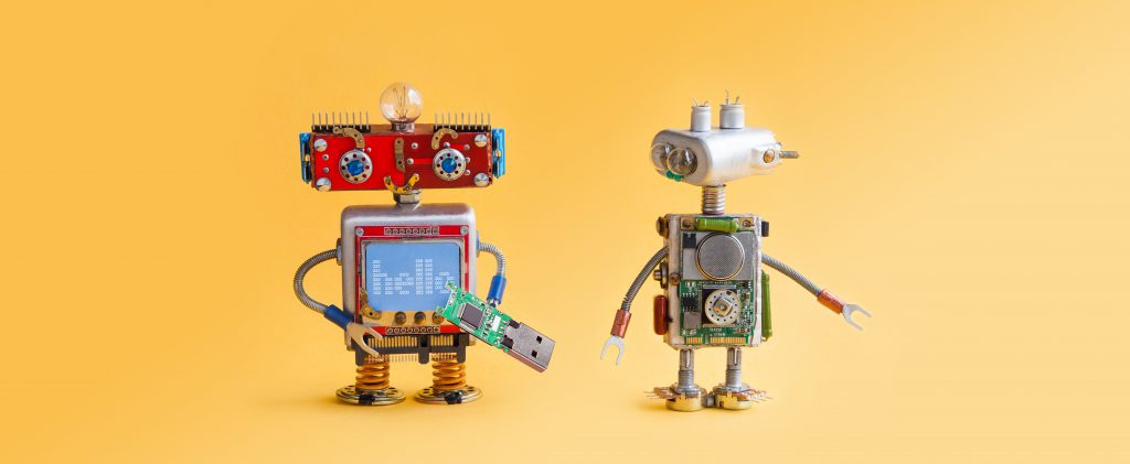 Roboter blir en del av fremtidens arbeidsliv.