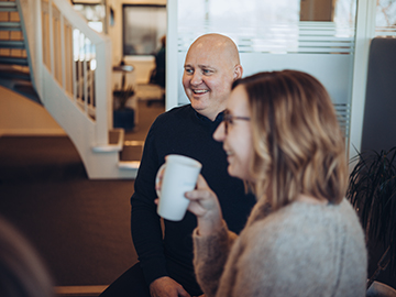 Smilende ansatte i Jobbnorge
